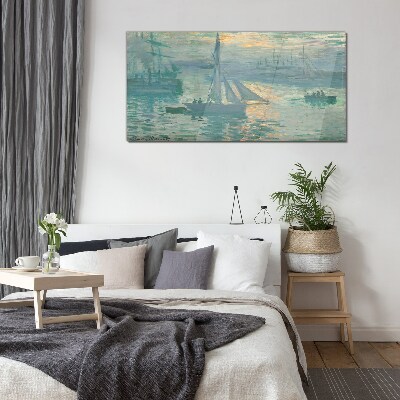 Port of Le Havre Glass art print