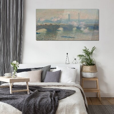 London Bridge Glass art print
