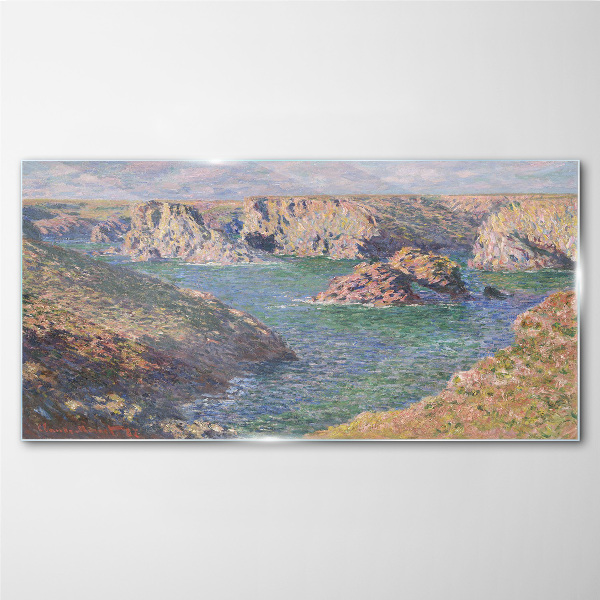 Seaside landscape Wall art on glass