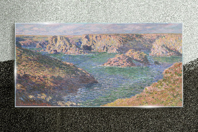 Seaside landscape Wall art on glass