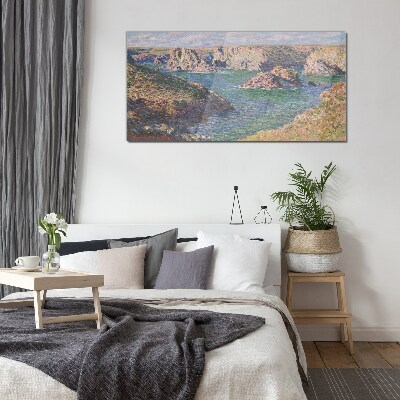 Seaside landscape Wall art on glass