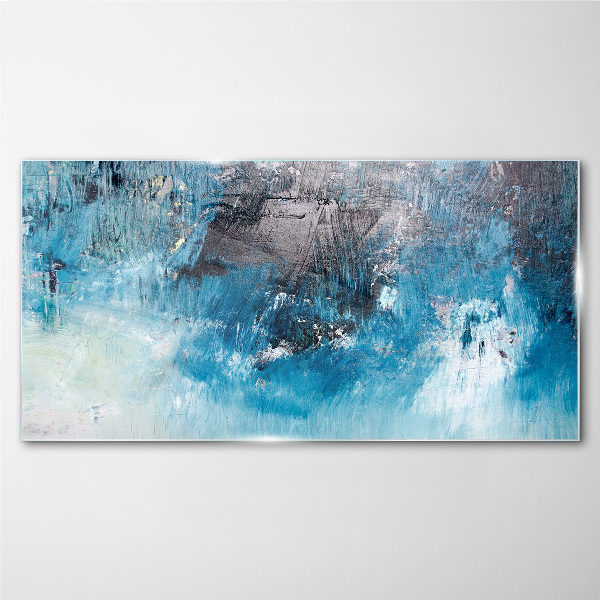 Oceanic reflections Wall art on glass