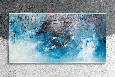 Oceanic reflections Wall art on glass