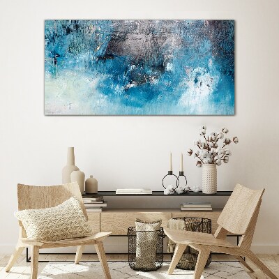 Oceanic reflections Wall art on glass