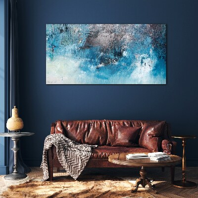 Oceanic reflections Wall art on glass