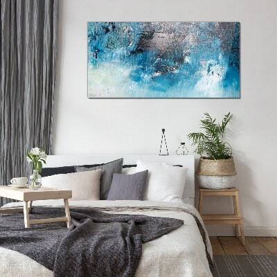 Oceanic reflections Wall art on glass