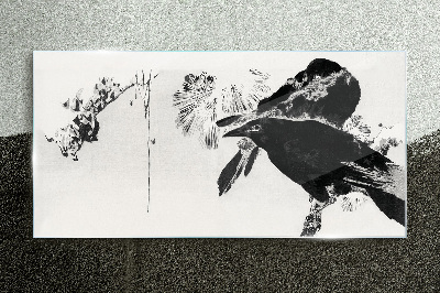 Animals birds Glass Print