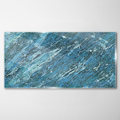 Ocean reflections Glass art print