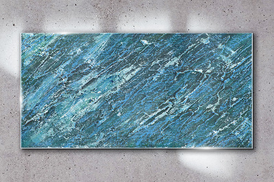 Ocean reflections Glass art print