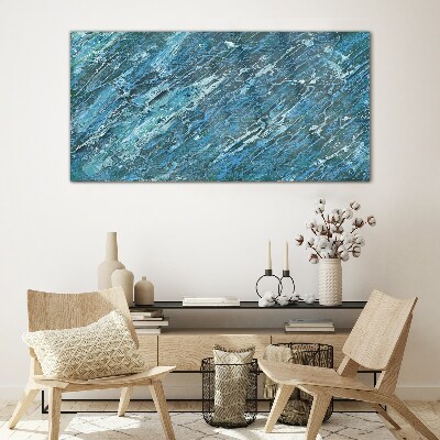 Ocean reflections Glass art print
