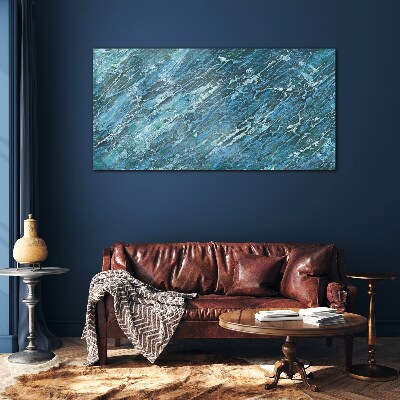 Ocean reflections Glass art print