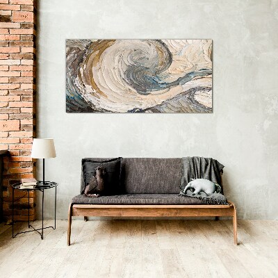 Abstraction Glass Wall Art
