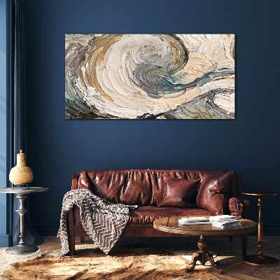 Abstraction Glass Wall Art