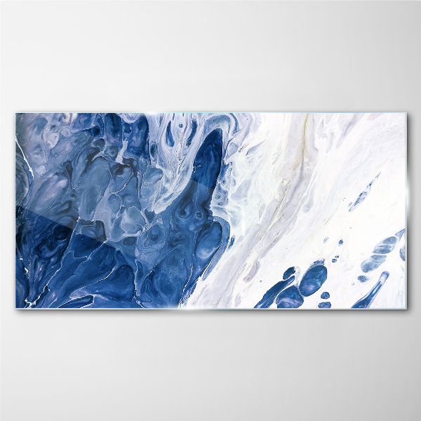 Ocean Turmoil Glass art print
