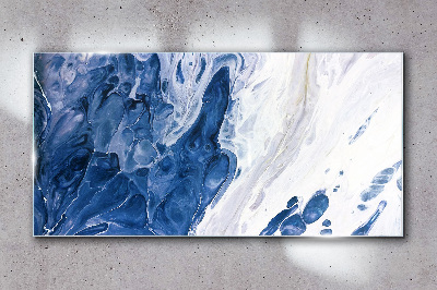Ocean Turmoil Glass art print