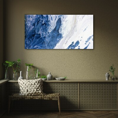 Ocean Turmoil Glass art print
