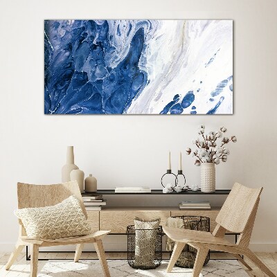 Ocean Turmoil Glass art print