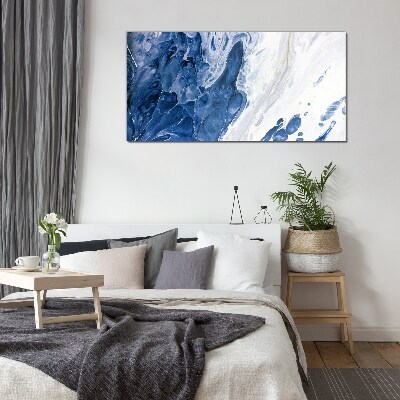 Ocean Turmoil Glass art print