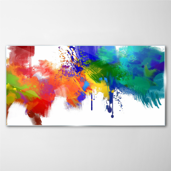 A colorful explosion of emotions Glass art print