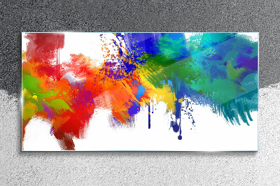 A colorful explosion of emotions Glass art print