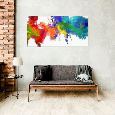 A colorful explosion of emotions Glass art print