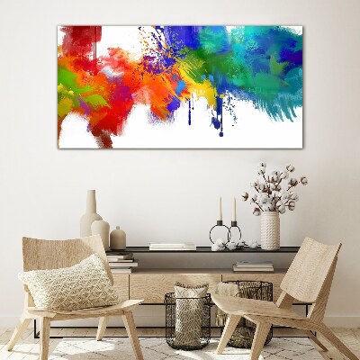 A colorful explosion of emotions Glass art print