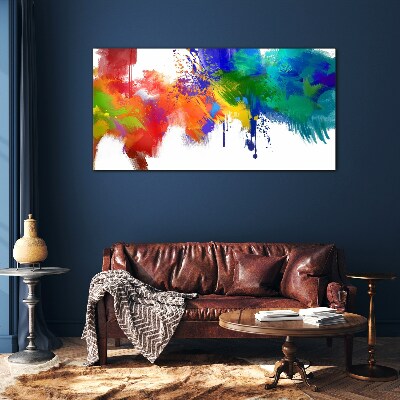 A colorful explosion of emotions Glass art print