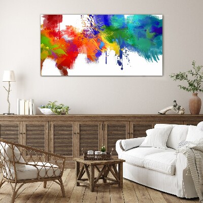 A colorful explosion of emotions Glass art print
