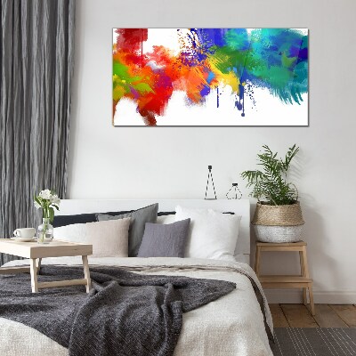 A colorful explosion of emotions Glass art print
