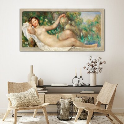 Peace in the summer garden Wall art on glass