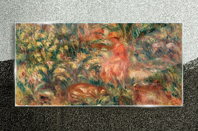 Summer Afternoon in the Garden Wall art on glass