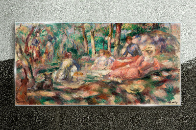 Summer Afternoon in the Park Glass art print