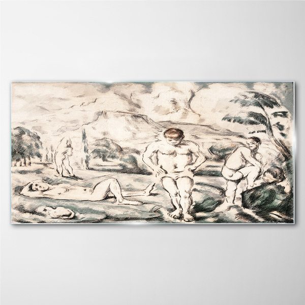 A scene from nature Glass art print