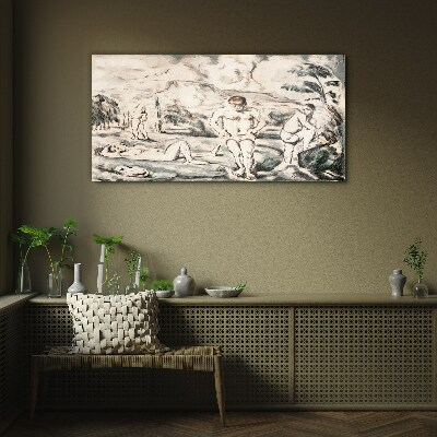 A scene from nature Glass art print