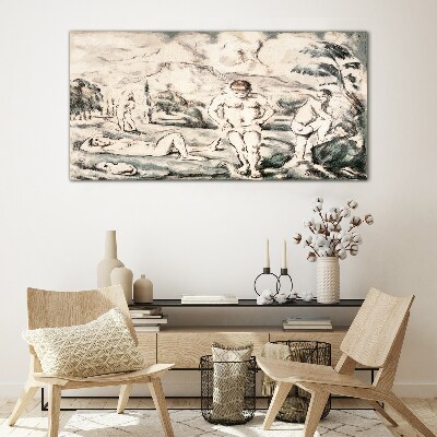 A scene from nature Glass art print