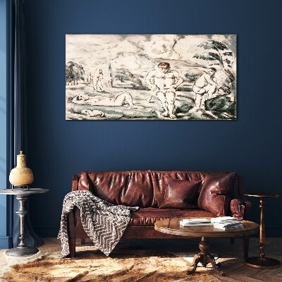 A scene from nature Glass art print
