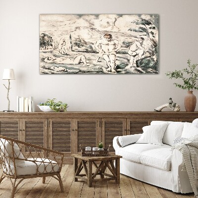 A scene from nature Glass art print