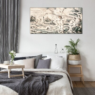 A scene from nature Glass art print