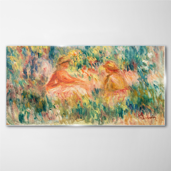Summer Afternoon in the Garden Wall art on glass