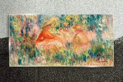 Summer Afternoon in the Garden Wall art on glass