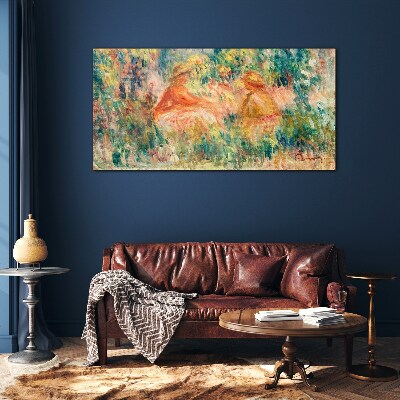 Summer Afternoon in the Garden Wall art on glass