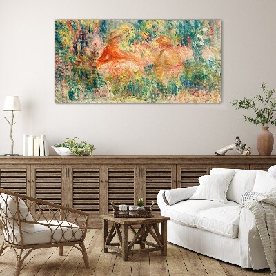 Summer Afternoon in the Garden Wall art on glass