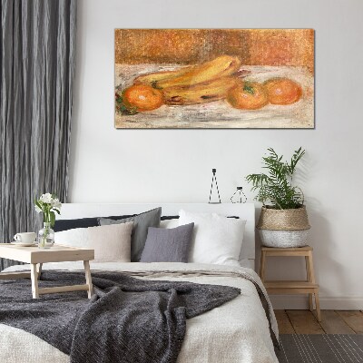 Still life with fruit Wall art on glass