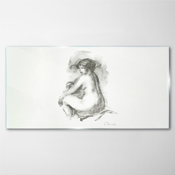 Nudes in the Shadows Wall art on glass