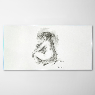 Nudes in the Shadows Wall art on glass