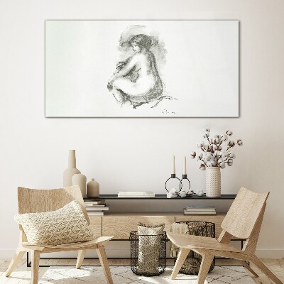 Nudes in the Shadows Wall art on glass