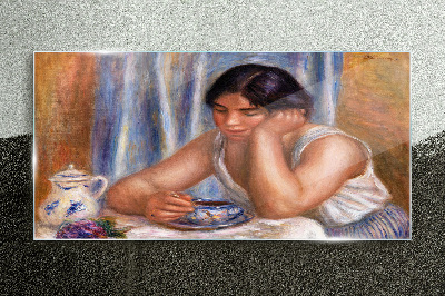 Reflections over a cup of tea Wall art on glass