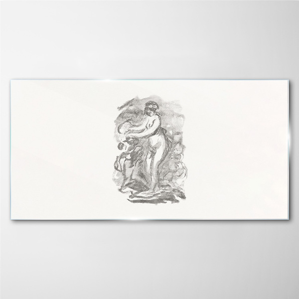 Elegance in motion Glass art print