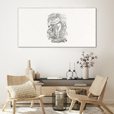 Elegance in motion Glass art print
