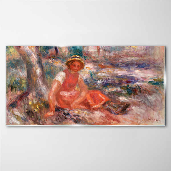 Summer Moment in the Park Wall art on glass